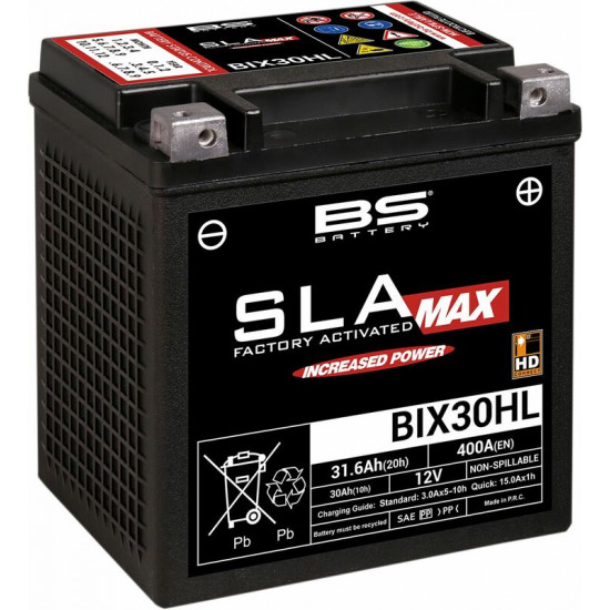 Μπαταρία BS BATTERY BS BIX30HL SLA MAX # BIX30HL-SLA-MAX 