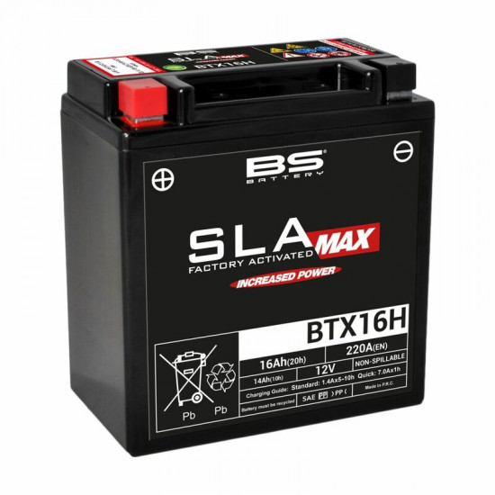 Μπαταρία BS BATTERY BS BTX16H SLA MAX # BTX16H-SLA-MAX 