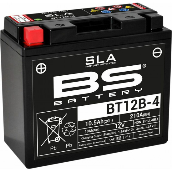 Μπαταρία BS BATTERY BT12B 4 SLA # BT12B-4-SLA 