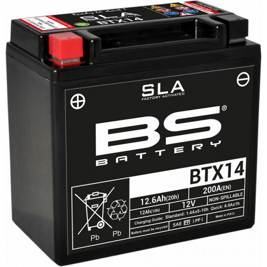 Μπαταρία BS BATTERY BTX14 SLA # BTX14-SLA 