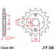 Μπροστινό γρανάζι μηχανής JT 13 δοντιών για Honda CR125, XL250 και CBX250 - JTF266.13