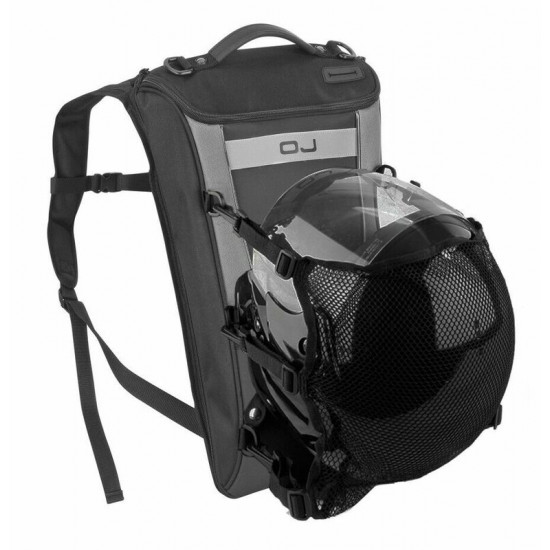 OJ τσάντα πλάτης Backpack 12 lt JM0521 μαύρο-γκρι