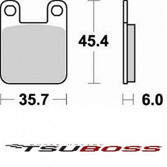 Οργανικά τακάκια Tsuboss BS621