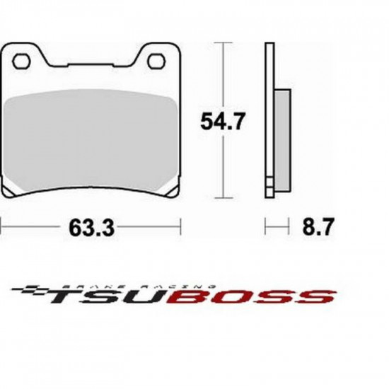 Οργανικά τακάκια Tsuboss BS661