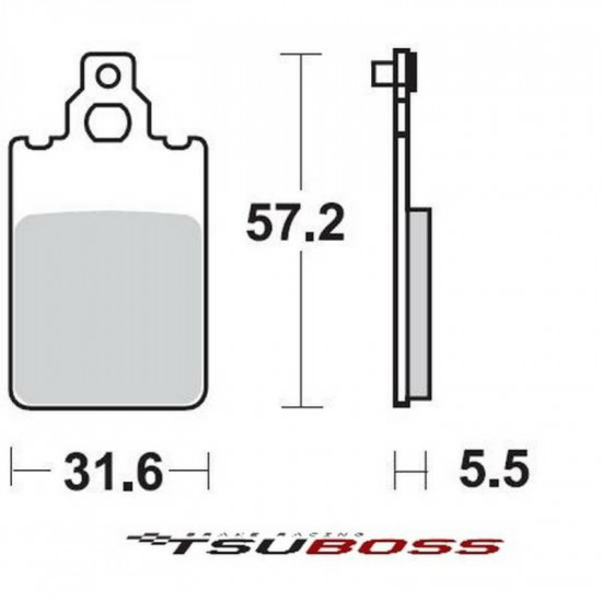 Οργανικά τακάκια Tsuboss BS694