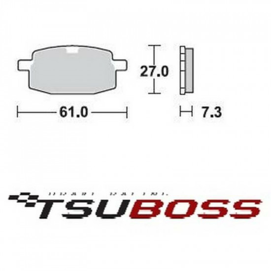 Οργανικά τακάκια Tsuboss BS744