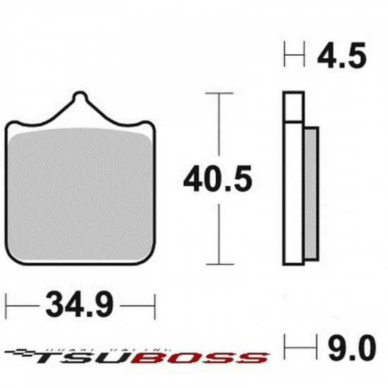 Οργανικά τακάκια Tsuboss BS947