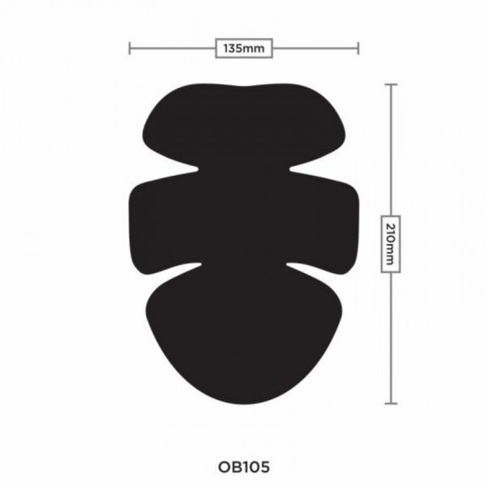 Oxford προστατευτικά αγκώνα γονάτων Level 1 μαύρα 1 ζευγάρι