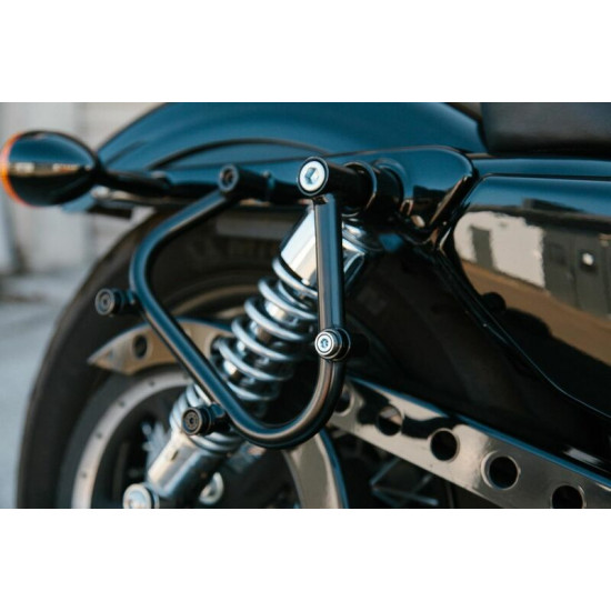 SW-MOTECH βάση πλαϊνής βαλίτσας αριστερή SLC Tube Vertical HTA.18.768.10001 για Harley Davidson XL 1200 X ABS 14-20 μαύρο