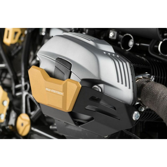 SW-MOTECH προστατευτικό κινητήρα αριστερό δεξί αλουμινένιο MSS.07.754.10000/GD για BMW R NINE T ABS 14-21 / BMW R 1200 GS ABS 10-13 μαύρο