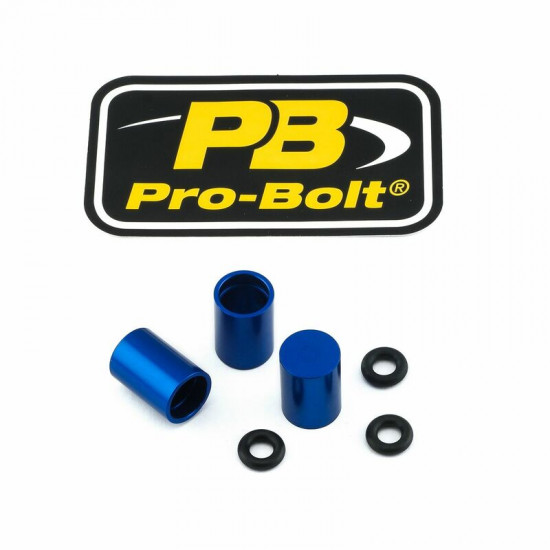 Pro Bolt bleeder nipple Αλουμίνιο BNCOVER7-3B για KTM ADVENTURE 990 ABS 06-13 / BMW S 1000 XR ABS 15-19 μπλε