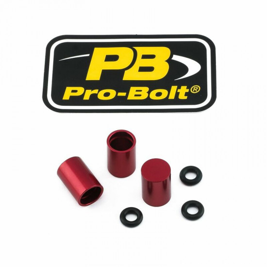 Pro Bolt bleeder nipple Αλουμίνιο BNCOVER7-3R για KTM ADVENTURE 990 ABS 06-13 / BMW S 1000 XR ABS 15-21 κόκκινο