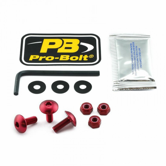 Pro Bolt fender πίσω NPLATE10R για BMW R 1200 GS ABS 10-16 / BMW R 1200 GS 10-12 κόκκινο