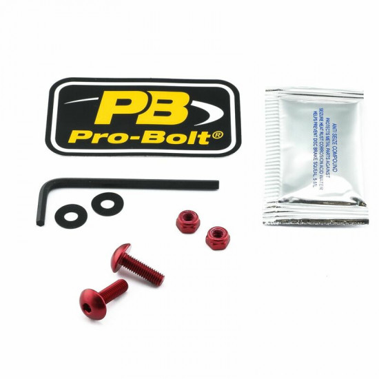 Pro Bolt fender πίσω NPLATER για KAWASAKI KLE 650 ABS 15-21 / APRILIA RS 125 99-13 κόκκινο