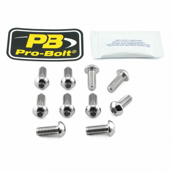 Pro Bolt βίδες δισκόπλακας 10τεμ Ατσάλι SS10DISCDUC30 για DUCATI MONSTER 821 ABS 14-20 / DUCATI PANIGALE 959 ABS 16-19