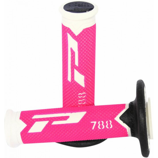 PRO GRIP γκριπ για τιμόνι 22mm μήκος:11,5cm 788 Twist Throttle PA078800WFXN μαύρο-pink-λευκό