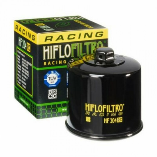 HIFLOFILTRO φίλτρο λαδιού HF204RC racing με παξιμάδι για HONDA GL 1800 ABS 01-20 / KAWASAKI KVF 750 I 4X4 05-21