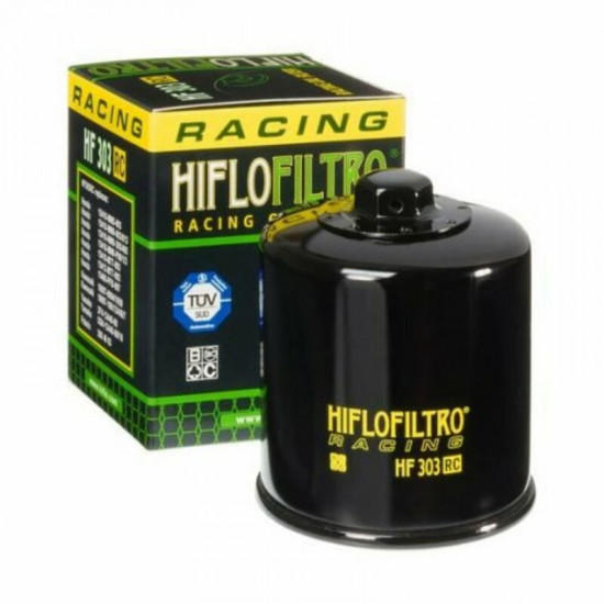 HIFLOFILTRO φίλτρο λαδιού HF303RC racing με παξιμάδι για KAWASAKI VN 900 06-16 / KAWASAKI EN 650 ABS 15-21