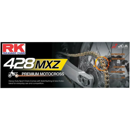 RK αλυσίδα κίνησης MXZ GB428MXZ-90-CL 428 MXZ x 90 χρυσό