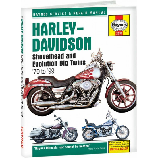 Service Manual Αγγλικό της Haynes για HARLEY DAVIDSON BIG TWINS 70-99