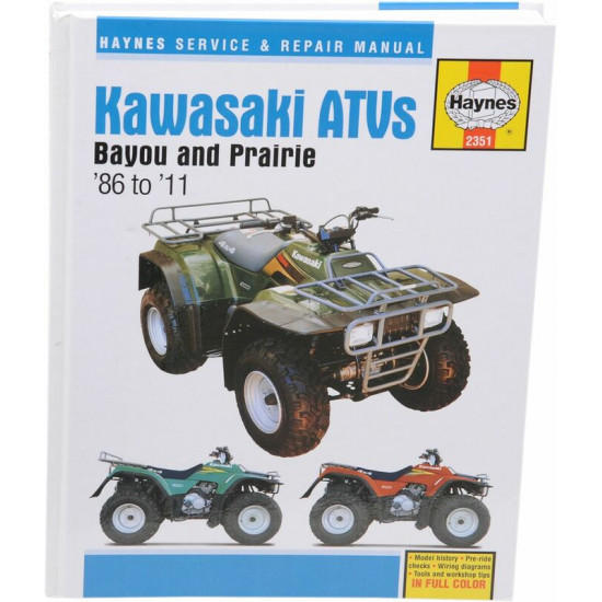 Service Manual Αγγλικό της Haynes για KAWASAKI ATV