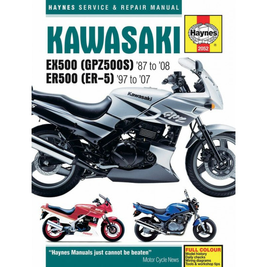 Service Manual Αγγλικό της Haynes για KAWASAKI EX500