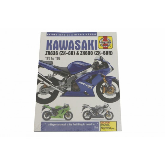 Service Manual Αγγλικό της Haynes για KAWASAKI ZX 6R 03 - 06