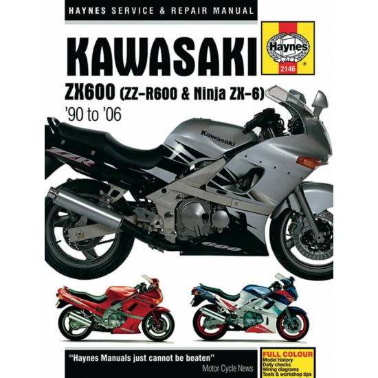 Service Manual Αγγλικό της Haynes για KAWASAKI ZX6 D-E NINJA