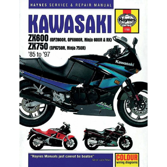 Service Manual Αγγλικό της Haynes για KAWASAKI ZX600 NINJA