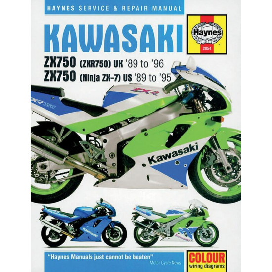 Service Manual Αγγλικό της Haynes για KAWASAKI ZX7