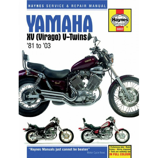 Service Manual Αγγλικό της Haynes για YAMAHA XV VIRAGO V-TWIN