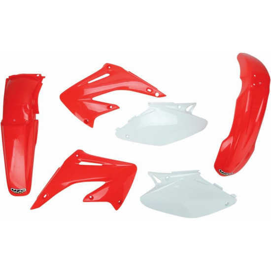 UFO σετ πλαστικά HOKIT103-999 για HONDA CR 250 R 05-07 / HONDA CR 125 R 05-07 κόκκινο-λευκό