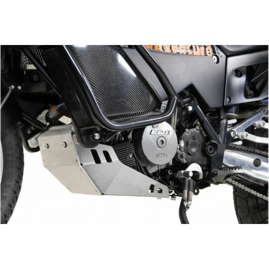 SW-MOTECH ποδιά κινητήρα αλουμινένια MSS.04.250.100/B για KTM ADVENTURE 990 ABS 06-11 / KTM ADVENTURE 990 06-10 μαύρο
