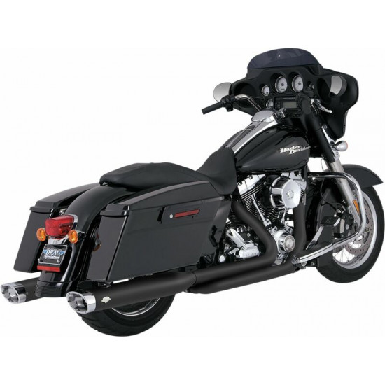 VANCE - HINES λαιμοί εξάτμισης σε 2 Dresser Duals 46752 για Harley Davidson FLHTK 1690 ABS 11-16 / Harley Davidson FLHRC 1690 ABS 11-16 ceramic-ματ-μαύρο