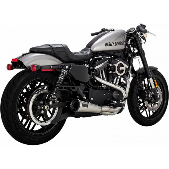 VANCE - HINES ολόσωμη εξάτμιση 2σε1 Stainless Upsweep Megaphone 27627 για Harley Davidson XL 1200 C 04-16 works-finish