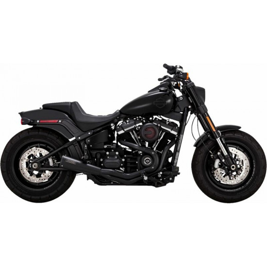 VANCE - HINES ολόσωμη εξάτμιση 2σε1 Upsweep Megaphone 47323 για Harley Davidson FLSL 1750 ABS 18-21 μαύρο
