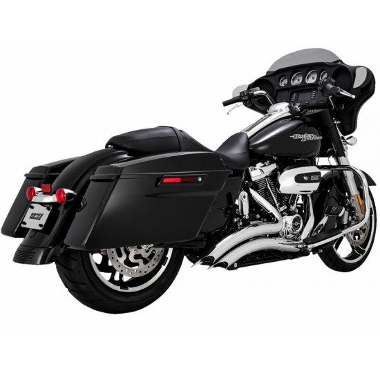 VANCE - HINES ολόσωμη εξάτμιση 2σε2 Big Radius 26373 για Harley Davidson FLHTK 1868 ABS 19-23 / Harley Davidson FLHXS 1868 ABS 19-23 χρώμιο-mild-άβαφο