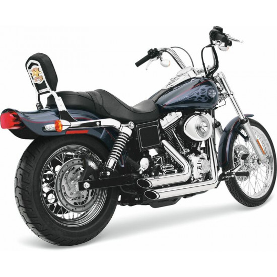 VANCE - HINES ολόσωμη εξάτμιση Shortshots Short Staggered Straight Slash-Cut 17213 για Harley Davidson FXDL 1450 99-05