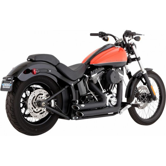 VANCE - HINES ολόσωμη εξάτμιση Shortshots Staggered Slash-Cut 47325 για Harley Davidson FLSTC 1690 ABS 12-17