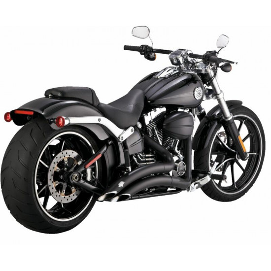 VANCE - HINES ολόσωμη εξάτμιση Big Radius 46365 για Harley Davidson FXSB 1690 ABS 13-17 / Harley Davidson FXSE 1800 ABS 16-17 μαύρο