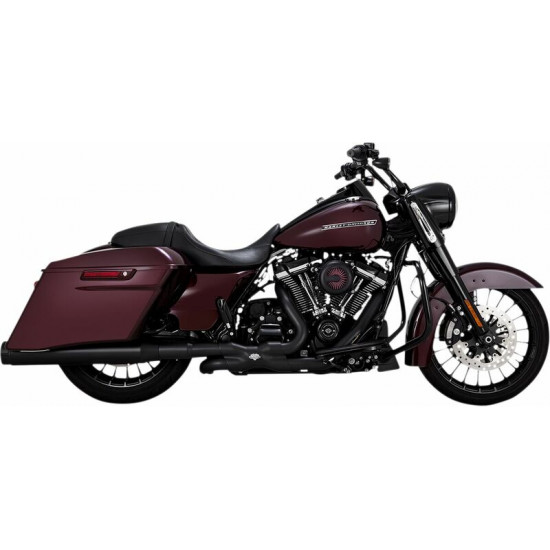 VANCE - HINES τελικά εξάτμισης Torquer 450 Straight-Cut 46674 για Harley Davidson FLHTK 1868 ABS 19-23 μαύρο