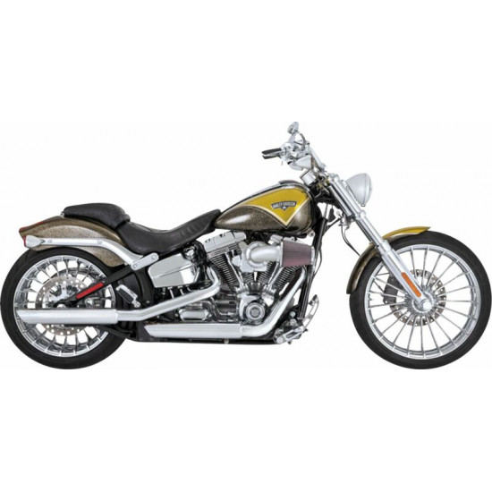 VANCE - HINES τελικά εξάτμισης Twin Slash Round 16335 για Harley Davidson FLSTC 1690 ABS 12-17
