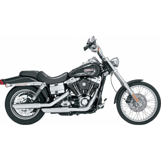 VANCE - HINES τελικά εξάτμισης Twin Slash Round 16337 για Harley Davidson FXDB 1584 07-13