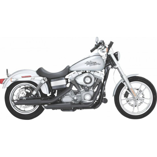 VANCE - HINES τελικά εξάτμισης Twin Slash Round 46337 για Harley Davidson FXDB 1584 07-13